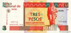 3 Pesos Convertibles CUBA  1994 P.FX38 NEUF