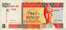 3 Pesos Convertibles CUBA  1994 P.FX38