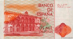 2000 Pesetas Remplacement SPAIN  1980 P.159 VF