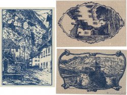 10, 20 et 50 Heller Lot LIECHTENSTEIN  1920 P.01, P.02 et P.03 UNC