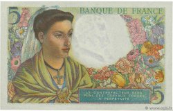 5 Francs BERGER FRANCIA  1943 F.05.05 FDC