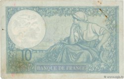 10 Francs MINERVE modifié FRANKREICH  1939 F.07.02 SS