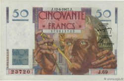 50 Francs LE VERRIER FRANCIA  1947 F.20.08