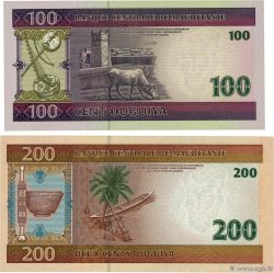 100 et 200 Ouguiya Lot MAURITANIE  2006 P.10c et P.11b SUP+