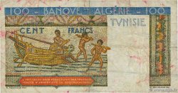 100 Francs TUNISIA  1946 P.24 F-