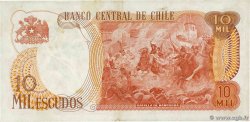 10000 Escudos CHILE  1974 P.148 MBC+