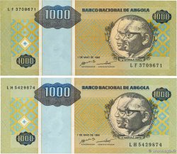 1000 Kwanzas Reajustados Lot ANGOLA  1995 P.135 UNC-