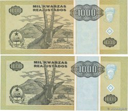 1000 Kwanzas Reajustados Lot ANGOLA  1995 P.135 q.FDC