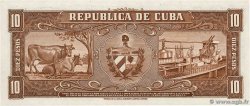 10 Pesos KUBA  1958 P.088b ST