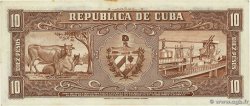 10 Pesos CUBA  1958 P.088b VF