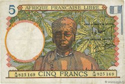 5 Francs AFRIQUE ÉQUATORIALE FRANÇAISE Brazzaville 1941 P.06a F