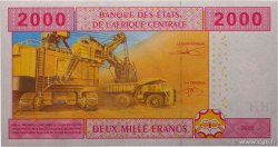 2000 Francs CENTRAL AFRICAN STATES  2002 P.508Fc UNC