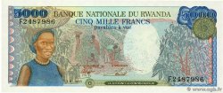 5000 Francs RUANDA  1988 P.22a