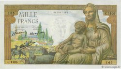 1000 Francs DÉESSE DÉMÉTER FRANCE  1942 F.40.05