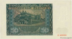 50 Zlotych POLEN  1941 P.102 fST