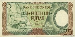 25 Rupiah INDONÉSIE  1958 P.057