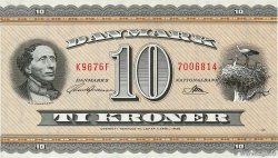 10 Kroner DENMARK  1967 P.044y XF