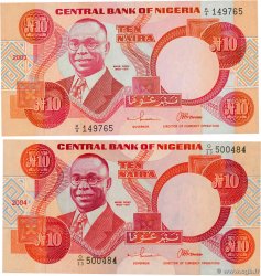 10 Naira Lot NIGERIA  2003 P.25g NEUF