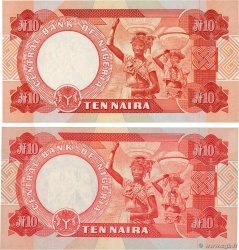 10 Naira Lot NIGERIA  2003 P.25g NEUF