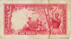 1 Pound NIGERIA  1958 P.04a F+