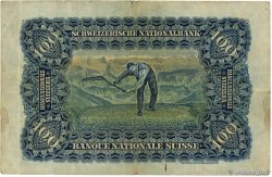 100 Francs SUISSE  1942 P.35n MB