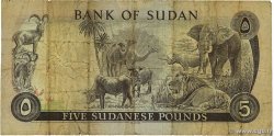 5 Pounds SOUDAN  1970 P.14a TB