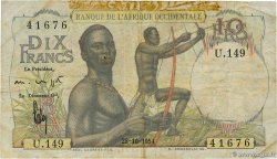 10 Francs FRENCH WEST AFRICA (1895-1958)  1954 P.37