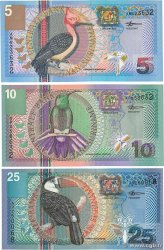 5 à 25 Gulden Lot SURINAM  2000 P.146 à P.148 NEUF