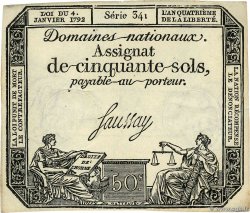 50 Sols FRANCE  1792 Ass.26a