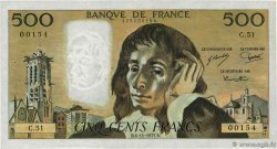 500 Francs PASCAL FRANCE  1975 F.71.13