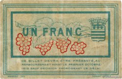 1 Franc FRANCE régionalisme et divers Béziers 1915 JP.027.15 TB