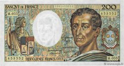 200 Francs MONTESQUIEU FRANCE  1987 F.70.07 pr.NEUF