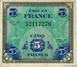 5 Francs DRAPEAU FRANCE  1944 VF.17.01 TB