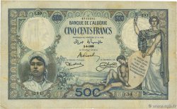 500 Francs ALGERIEN  1926 P.082