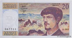 20 Francs DEBUSSY FRANCE  1980 F.66.01A1