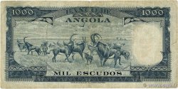 1000 Escudos ANGOLA  1962 P.096 F-