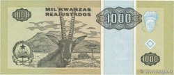 1000 Kwanzas Reajustados ANGOLA  1995 P.135 ST