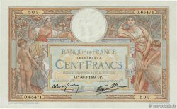 100 Francs LUC OLIVIER MERSON type modifié FRANCIA  1939 F.25.44 EBC+