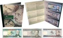 100, 500 et 1000 Litu Set de présentation LITHUANIA  1991 P.50b, P.52 et P.52 UNC