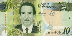 10 Pula BOTSWANA  2010 P.30b ST