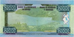 2000 Francs BURUNDI  2008 P.47 FDC