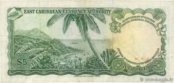 5 Dollars EAST CARIBBEAN STATES  1965 P.14k VF