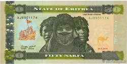 50 Nakfa ERITREA  2011 P.09 UNC