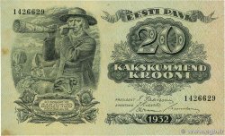 20 Krooni ESTONIA  1932 P.64 AU