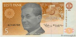 5 Krooni ESTONIA  1992 P.71b UNC-