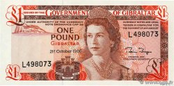 1 Pound GIBRALTAR  1986 P.20d UNC