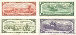 1, 2, 10 et 20 Dollars Lot CANADA  1954 P.074b, P.076d, P.079b et P.080b VF