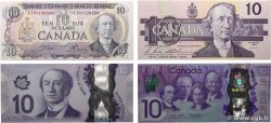 10 Dollars Lot CANADA  1979 P.088d, P.096b,P.107a et P.112 pr.NEUF