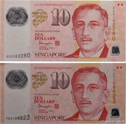 10 Dollars Lot SINGAPOUR  2004 P.48