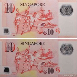 10 Dollars Lot SINGAPORE  2004 P.48 FDC